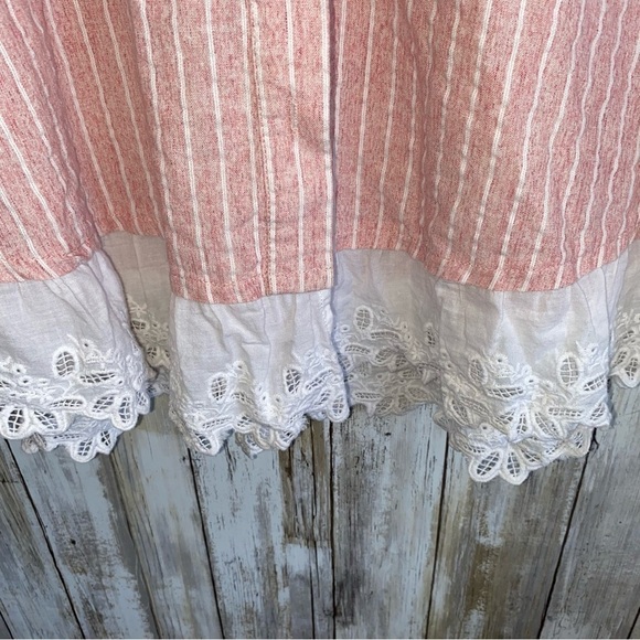 Jodifl Pink Striped Doyle Bottom Button Down - Picture 2 of 5